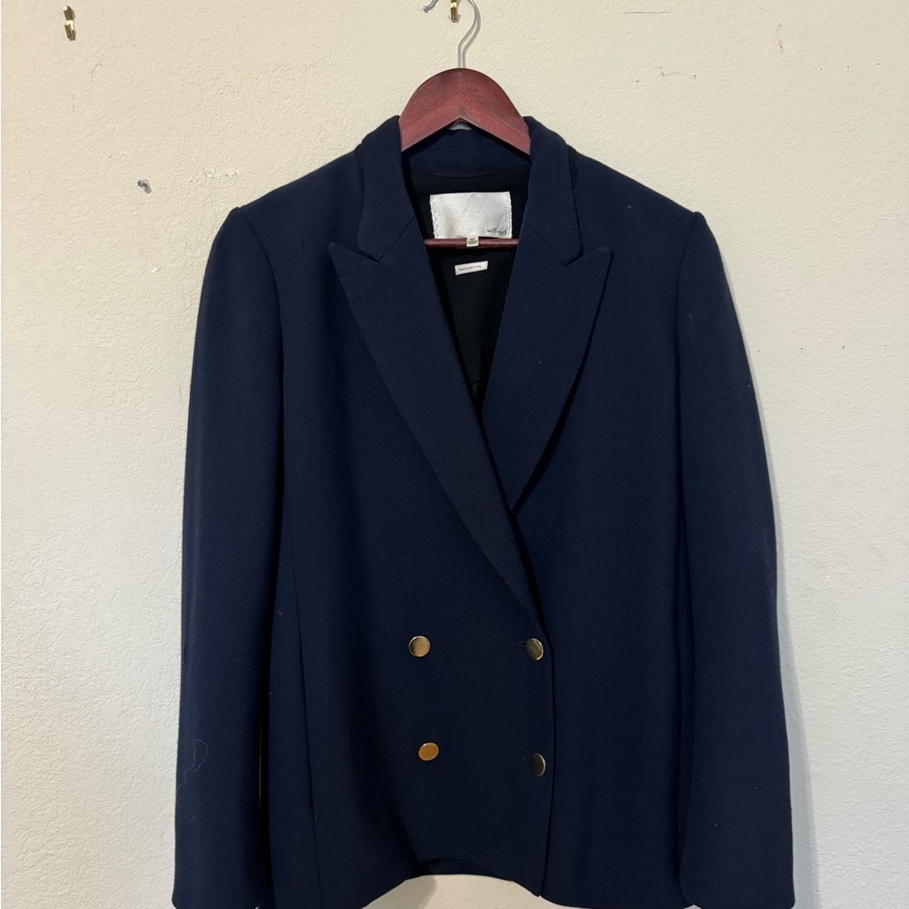 Wilfred Blue Double-Breasted Blazer